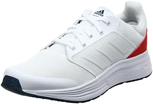 adidas Galaxy 5, Zapatillas para Correr Hombre, FTWR White FTWR White Crew Navy, 43 1/3 EU