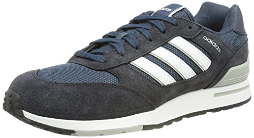 adidas Run 80s, Zapatillas de Running Hombre, AZMATR/FTWBLA/Tinley, 44 2/3 EU