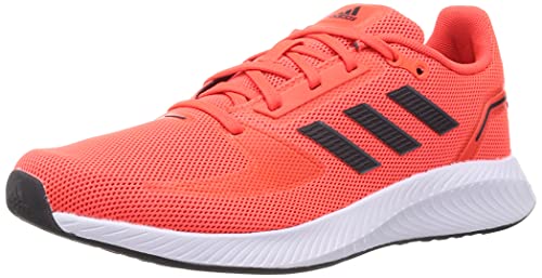 adidas Runfalcon 2.0, Road Running Shoe Hombre, Solar Red/Carbon/Grey, 44 EU