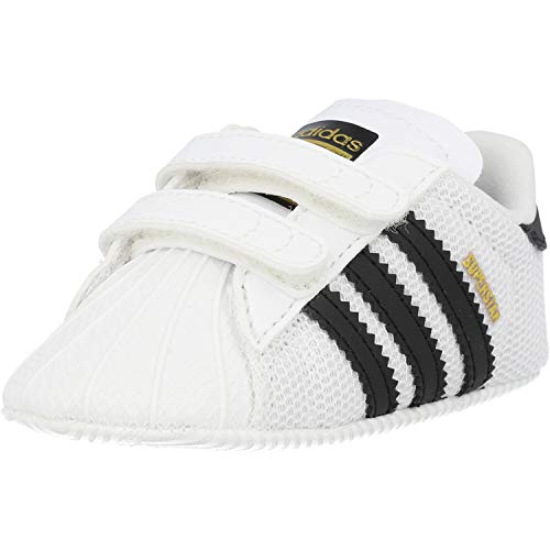 Adidas Superstar Crib, Zapatillas Unisex niños, Blanco (Footwear White/Core Black/Footwear White 0), 21 EU