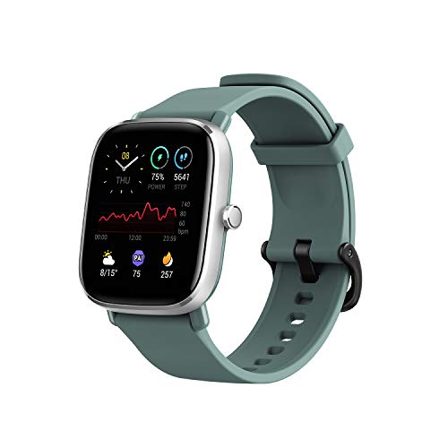 Amazfit GTS 2 Mini Smartwatch Reloj Inteligente Fitness Duración de Batería14 días 70 Modos Deportivos Medición del Nivel de SpO2 Monitorización de Frecuencia Cardíaca Sueño Verde