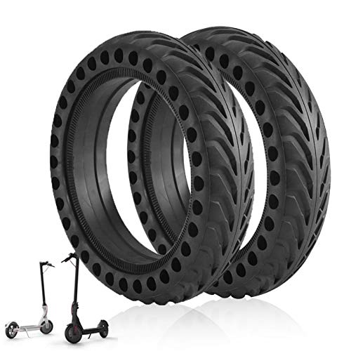 ANSENI Ruedas Macizas para Patinete Electrico Rueda de 8.5Pulgadas,Neumáticos de Reemplazo, Rueda de Repuesto Antipinchazo Compatible con Xiaomi Scooter Electrico M365/M365 Pro, Xiaomi 1S, Cecotec