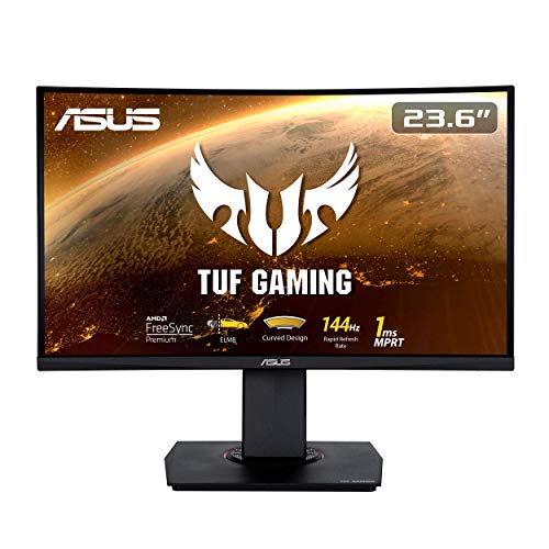 ASUS TUF Gaming VG24VQ - Monitor gaming curvo de 23.6