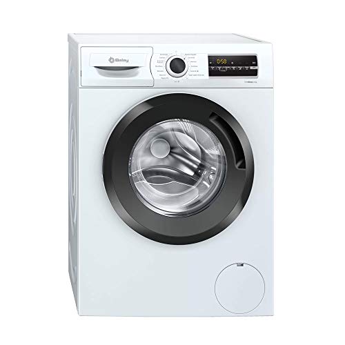 Balay 3TS973BE - Lavadora de Carga Frontal, Libre Instalación, capacidad 8kg, Función Pausa y Carga, Blanco