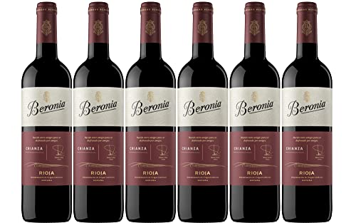 Beronia Crianza - Vino D.O.Ca. Rioja - 6 botellas de 750 ml - Total: 4500 ml