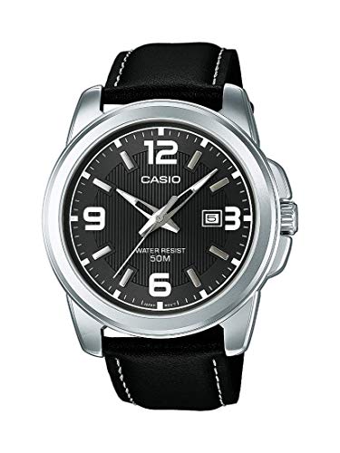 Casio Reloj Analógico de Cuarzo con Correa en Cuero MTP-1314PL-8AVEF