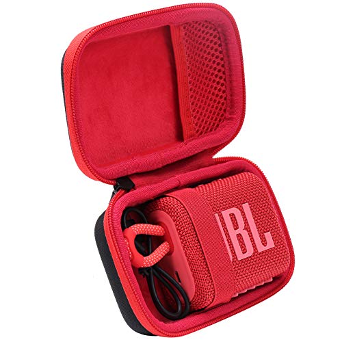 co2CREA Duro Viajar Caja Estuche Funda para JBL GO 3 Altavoz inalámbrico portátil con Bluetooth(Funda Solo) (Caja Negro)