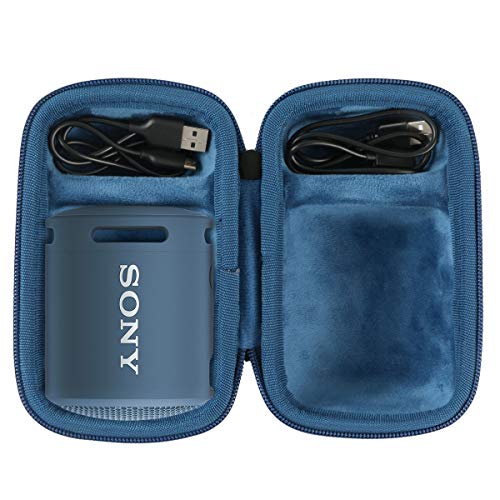 co2CREA Duro Viajar Caso Cubrir para Sony SRS-XB12 / Sony SRS-XB13 Altavoz inalámbrico portátil(Funda Solo) (Azul)