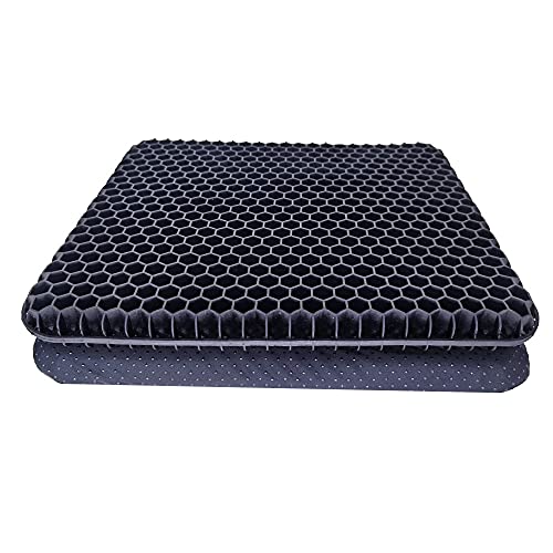 Cojines para sillas,cojin antiescaras para silla de ruedas,Tusscle Cojines coxis para Silla de Oficina, Sillas Gaming,Rueda,Coche,Funda Lavable, Negro