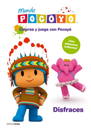 Colorea y juega con Pocoyó. Disfraces: Libro de actividades con adhesivos