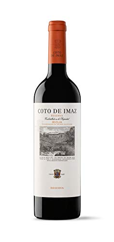 Coto de Imaz Reserva | Vino Tinto DOC Rioja | Variedad Tempranillo | Potente y Equilibrado | 750 ml