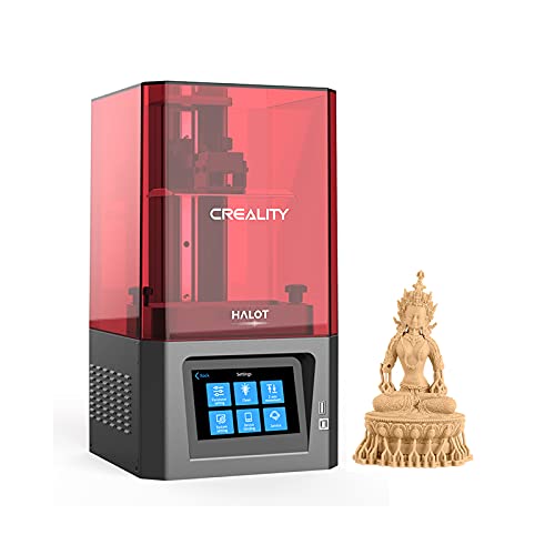 Creality HALOT-One Impresora 3D de Resina UV LCD de Fotocurado, Fuente de Luz Integral Precisa, LCD Monocromo de 2K, Rebanado Fácil, Enfriamiento y Filtración Eficientes, Operación Simple