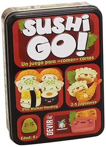 Devir- Sushi Go Juego de Mesa, Multicolor, Miscelanea (BGSUSHI)
