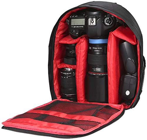 Docooler Mochila Fotografía, Mochila para Cámara Reflex Bolsa Cámara Impermeable y Multifunción para Cámara Digital DSLR, Lente, Trípode y Accesorios