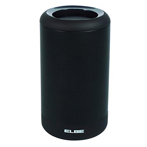 ELBE ALT-180-TWS - Altavoz portátil (Bluetooth, batería de Litio 1200 mah, 3.7 V, USB, 5 W) Negro