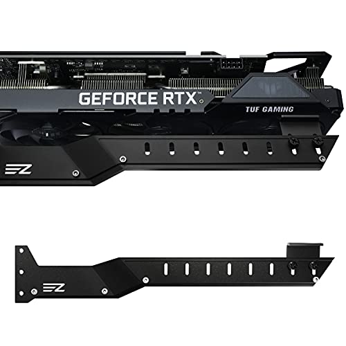 EZDIY-FAB Soporte de GPU, Soporte de Tarjeta Gráfica, Soporte de Sag de Tarjeta de Video, Soporte de Sag de Tarjeta de Video Compatible con RX6700, RTX3090- 309EZ - Negro