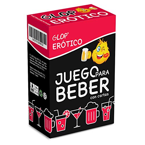 Glop Erótico - Juego para Beber Picante - el Juego de Cartas más Atrevido - Juego de Mesa Adulto - Regalos Originales para Hombres y Mujeres - 100 Cartas