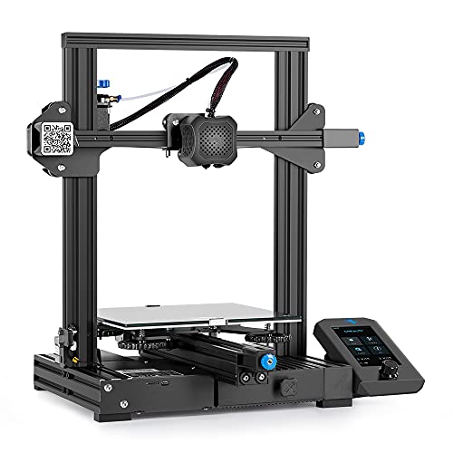 Impresora 3D Creality Ender 3 V2 con Placa silenciosa de 32 bits, Fuente de alimentación Meanwell, Cama de Vidrio de carborundum 220x220x250mm