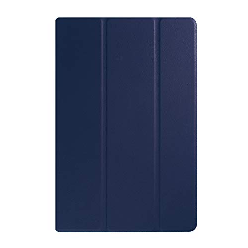 INSOLKIDON Compatible con Funda Sony Xperia Z4 Tablet Funda Protectora Trasera de Cuero Bumper Protección de Cuerpo Completo Funda Protectora de Cuero Tablet Soporte Shell (Azul Marino)