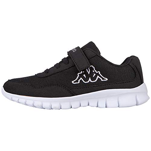 Kappa Follow, Zapatillas Unisex niños, Negro (Black/White 1110), 30 EU