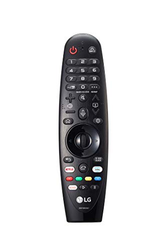 LG Magic Control MR20GA - Mando a Distancia para Smart TV LG 2020 (Reconocimiento de Voz, apunta y navega, Rueda de Scroll, Teclado numérico, Botones Netflix, Prime Video y Rakuten TV) Color Negro