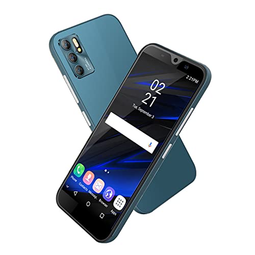 Moviles Libres Baratos 4G,5.5Pulgadas 3GB RAM 16GB ROM / 64GB Smartphone Libre Android 9.0 Face ID teléfonos móviles gratuitos, 8MP 3600mAh,Dual SIM Quad Core Moviles Buenos (Azul)