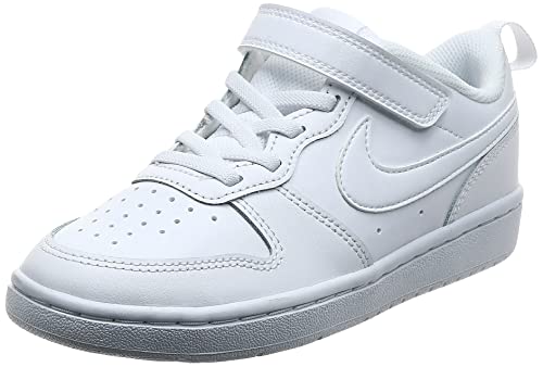 Nike Court Borough Low, Zapatillas, Blanco 51, 33 EU