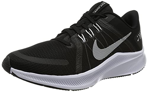 Nike Quest 4, Zapatillas para Correr Mujer, Black White Hyper Pink Dk Smoke Grey, 39 EU