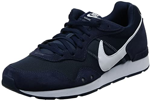 NIKE Venture Runner, Zapatillas Hombre, Azul (Midnight Navy/Midnight Navy/White), 42 EU