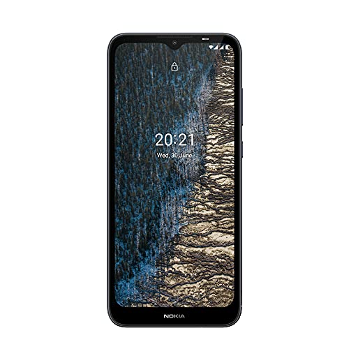 Nokia C20 - Smartphone de 6.52 Pulgadas (WiFi 802.11 b/g/n/AC, BT 4.2, GPS/AGPS, SC9863A Octa Core 1.6GHz, ROM: 32 GB e MMC 5.1, 2GB DDR3 DRAM, Android 11 Go, Cámara 5MP, Micro USB 2.0), Nordic Blue