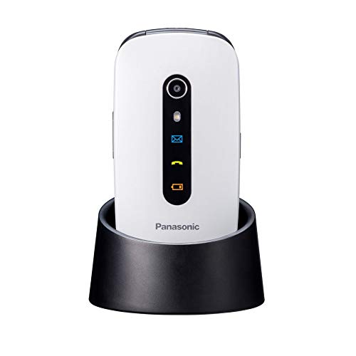 Panasonic KX-TU466EXWE - Teléfono Móvil para Mayores (Pantalla Color 2.4