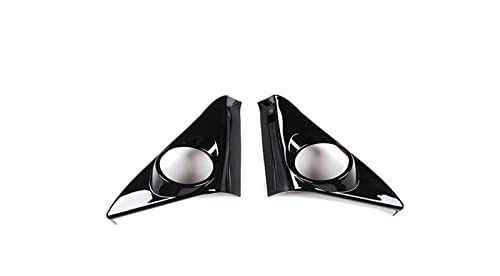 para L&y R&Over R&Ange R&Over E&voque 2020 Audio Speaker Tweeter Frame Cover Trim Interior Molduras Interiores (Color : Negro)