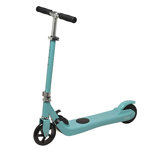 Patinete Eléctrico Infantil Denver SCK-5310BLUE. Motor de 100W. Batería Recargable de 2000 mAh. Plegable. Velocidad hasta 12 km/h. Recorrido de hasta 6 km por Carga. Color Azul, Talla única