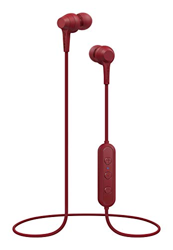 Pioneer C4 Auricular in-ear Bluetooth (micro y altavoz, 6h de batería, Multi-Point) color burdeos