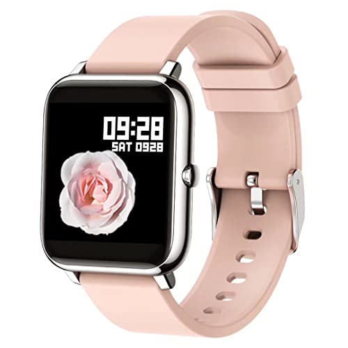 Popglory Smart Watch, Reloj Inteligente con Oxígeno Sanguíneo Presión Arterial Frecuencia Cardíaca, Pulsera Actividad Impermeable IP67 para Hombre Mujer para iOS Android