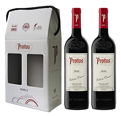 Protos Roble, Estuche Vino Tinto, Ribera del Duero, 2 botellas 75cl