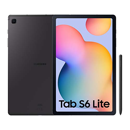 SAMSUNG Galaxy Tab S6 Lite - Tablet de 10.4 (WiFi, Procesador Exynos 9611, 4 GB RAM, 128 GB Almacenamiento, Android 10), Color Gris [Versión española]