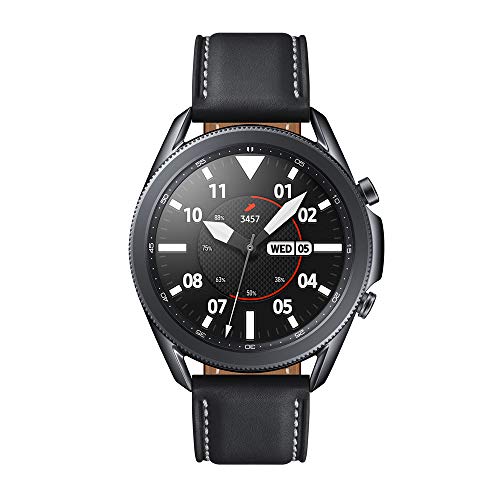 SAMSUNG SM-R840NZKAEUB Galaxy Watch3 - Reloj inteligente de 45 mm, Bluetooth, Acero, Color Negro, [Versión española]