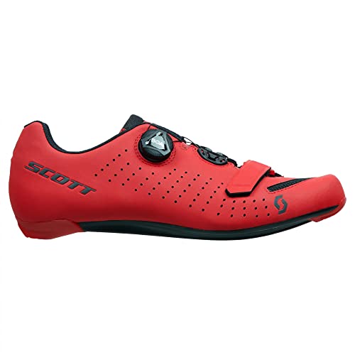 SCOTT Zapatilla Carretera Comp Boa Ciclismo, Hombre, Matt Red/Black, 40