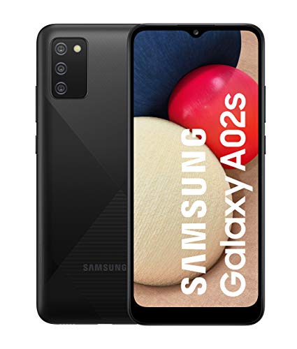 Smartphone Samsung Galaxy A02s 4G de 6,5 Pulgadas con Pantalla Infinity-V HD + 3 GB de RAM 32 GB de Memoria Interna Ampliable batería de 5000 mAh y Carga rápida + Blanco (Versión ES)