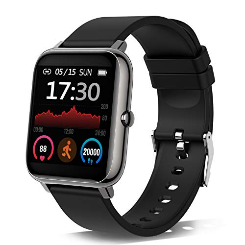 Smartwatch Reloj Inteligente Hombre - Impermeable IP68 Pulsera Actividad Inteligente con Pulsómetro Caloría Monitor de Sueño Podómetro de Actividad 1.32'' Reloj Deportivo Hombre para Android y iOS