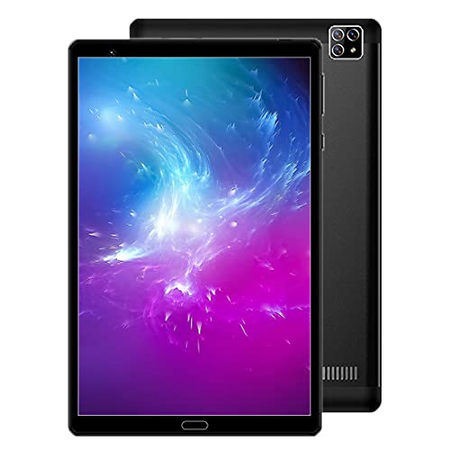 Tablet 8 Pulgadas, WiFi/Dual SIM 3G+WiFi 64GB ROM 4GB RAM Octa-Core, 5MP Cámara Tablet Infantil Tablet Android 9 Bluetooth/OTG/FM (Negro)