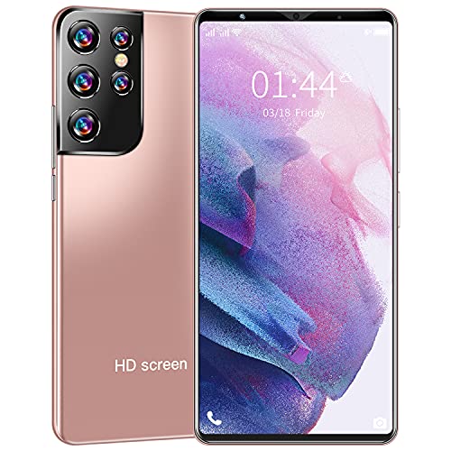 Teléfono Móvil Libres, (2021) 3G Smartphone 6.1 Pulgadas Android Moviles Baratos y Buenos 1GB+4GB/ 32GB Ampliables, 3800mAh Baterí Cámara 5MP+2MP,WiFi/GPS/FM (S21+Uitra Rose Gold)