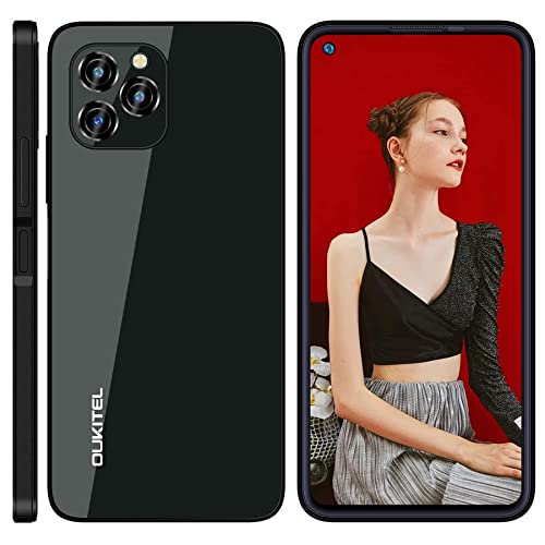 Teléfono Móvil Libres, OUKITEL C21 Pro Smartphone Libre, Android 11 Movil Smartphone, Octa Core Moviles Dual SIM, 4GB RAM+64GB ROM Moviles Baratos, 21MP 8MP Cámara, 4000 mAh Batería Smartphone, Negro