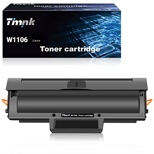 Timink Cartucho de Tóner Compatibles para HP 106A W1106A reemplazo de HP 107a 107r 108a 108w MFP 135a 135r 135w 137fnw (1 Negro)