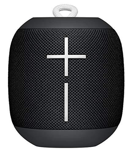 Ultimate Ears Wonderboom Altavoz Portátil Inalámbrico Bluetooth, Sonido Envolvente de 360, Impermeable, Conexión de 2 Altavoces para Sonido Potente, Batería de 10 h, color Negro