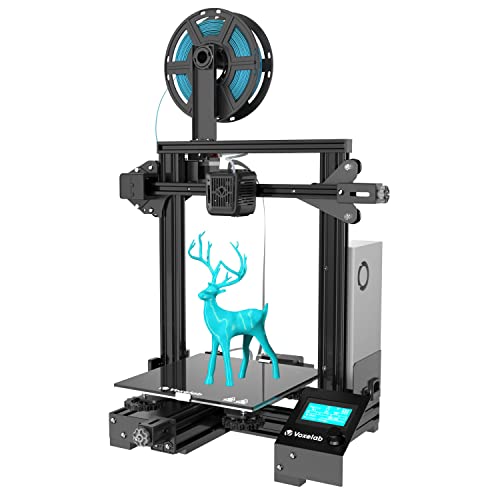 Voxelab Impresora 3D de código Abierto Aquila C2 con Placa de construcción extraíble, reanudar la impresión, Volumen de construcción: 220 x 220 x 250 mm