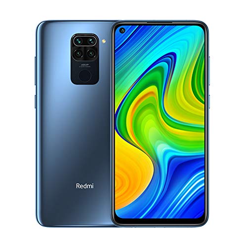 Xiaomi Redmi Note 9 Smartphone 4GB 128GB, 48MP Quad Camera, 6.53FHD + DotDisplay, 5020 mAh, 3.5mm Headphone Jack NFC, Gris